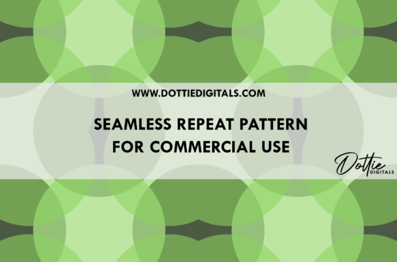 Download Green Retro Flower Repeat Pattern PNG - Premium Resources