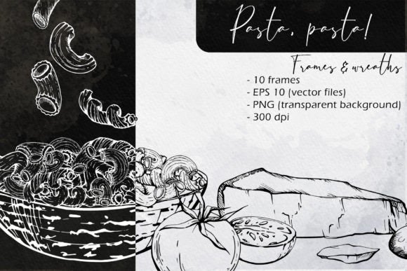 Download Pasta - Pasta: Frames and Wreaths - Frame Collection