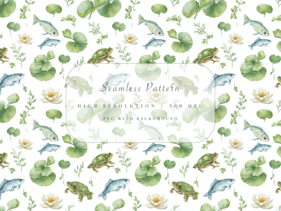 Download This Peaceful Seamless Pattern Showcases - Premium Bundle