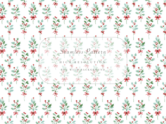 Download Holly Berry Seamless Pattern - Premium Resources
