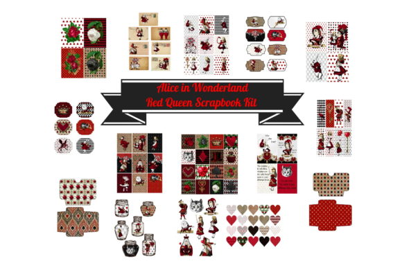 Download Alice in Wonderland Scrapbook Kit - Alice in wonderland Collection