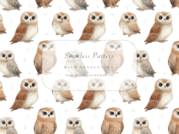 Download Owl Seamless Pattern - Premium Bundle