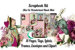 Download Alice in Wonderland Scrapbook Kit Blush - Alice in wonderland Collection